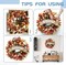 22 Inch Fall Berries Wreath for Front Door(Fall Berries Wreath)
